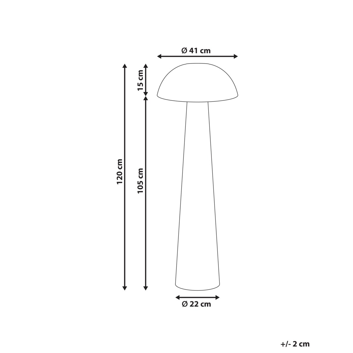 Lampa podłogowa ALERO Rattan Naturalny