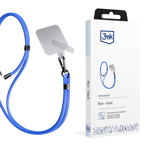 Smycz do telefonu - 3mk EasyClip Blue