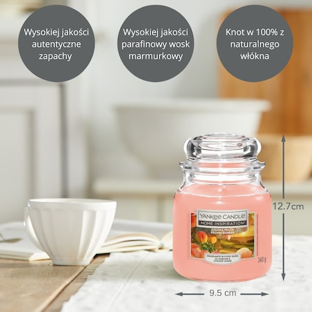Home Inspiration świeca średnia GOLDEN PEACH