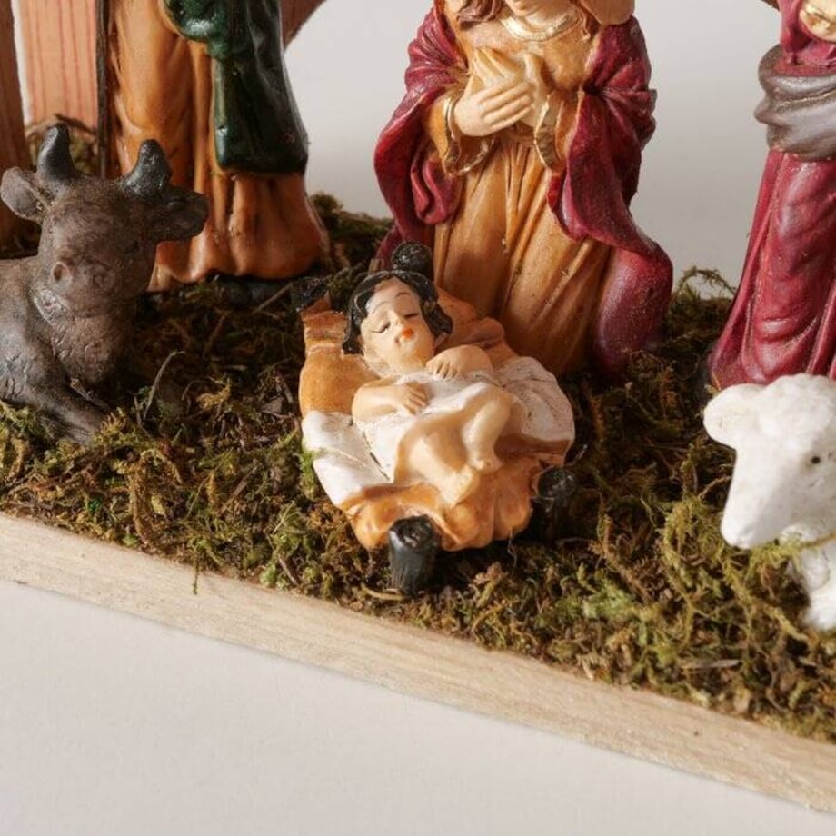 Boże Narodzenie scenka ze zwierzętami MARONA