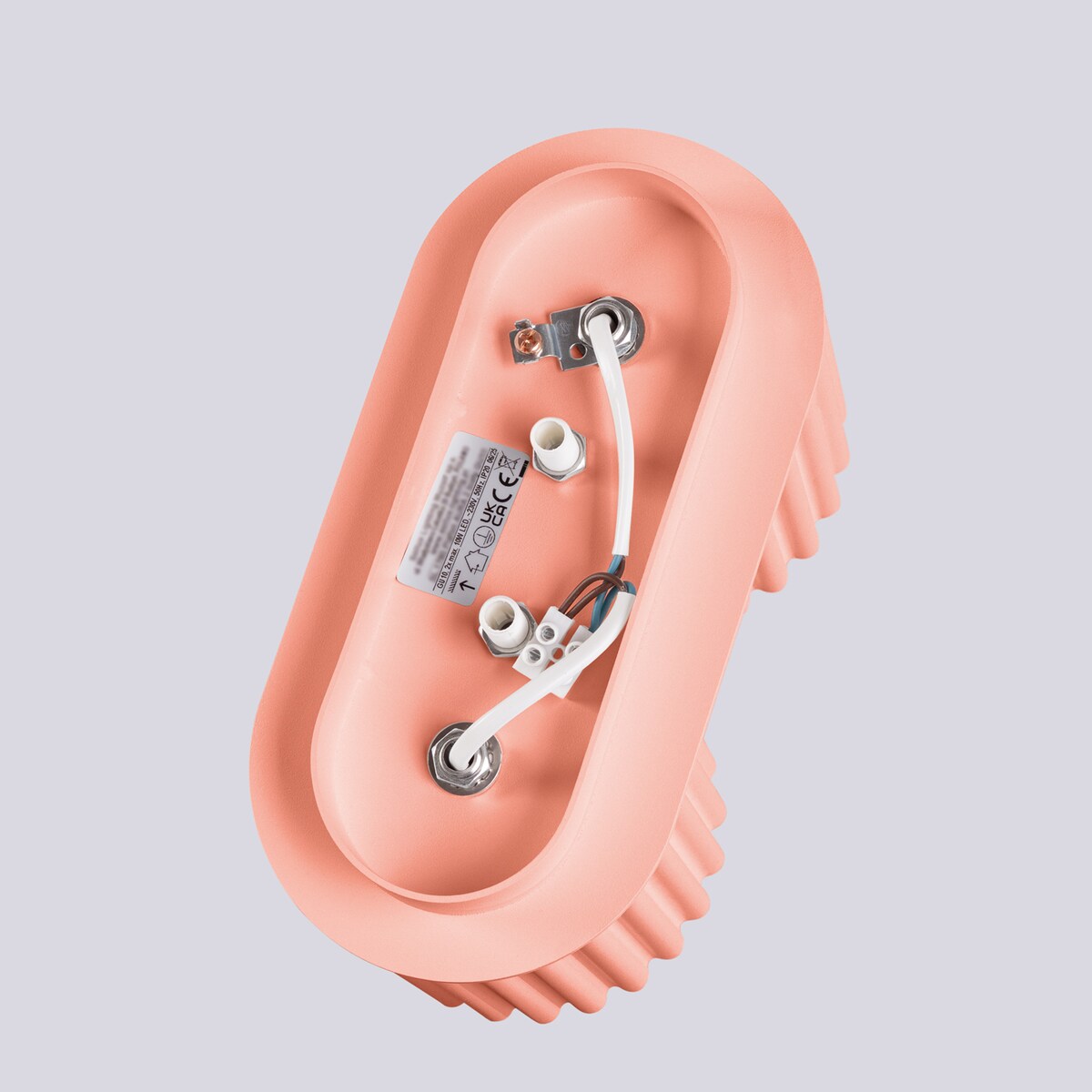 Plafon AURA 2 brzoskwiniowy GU10