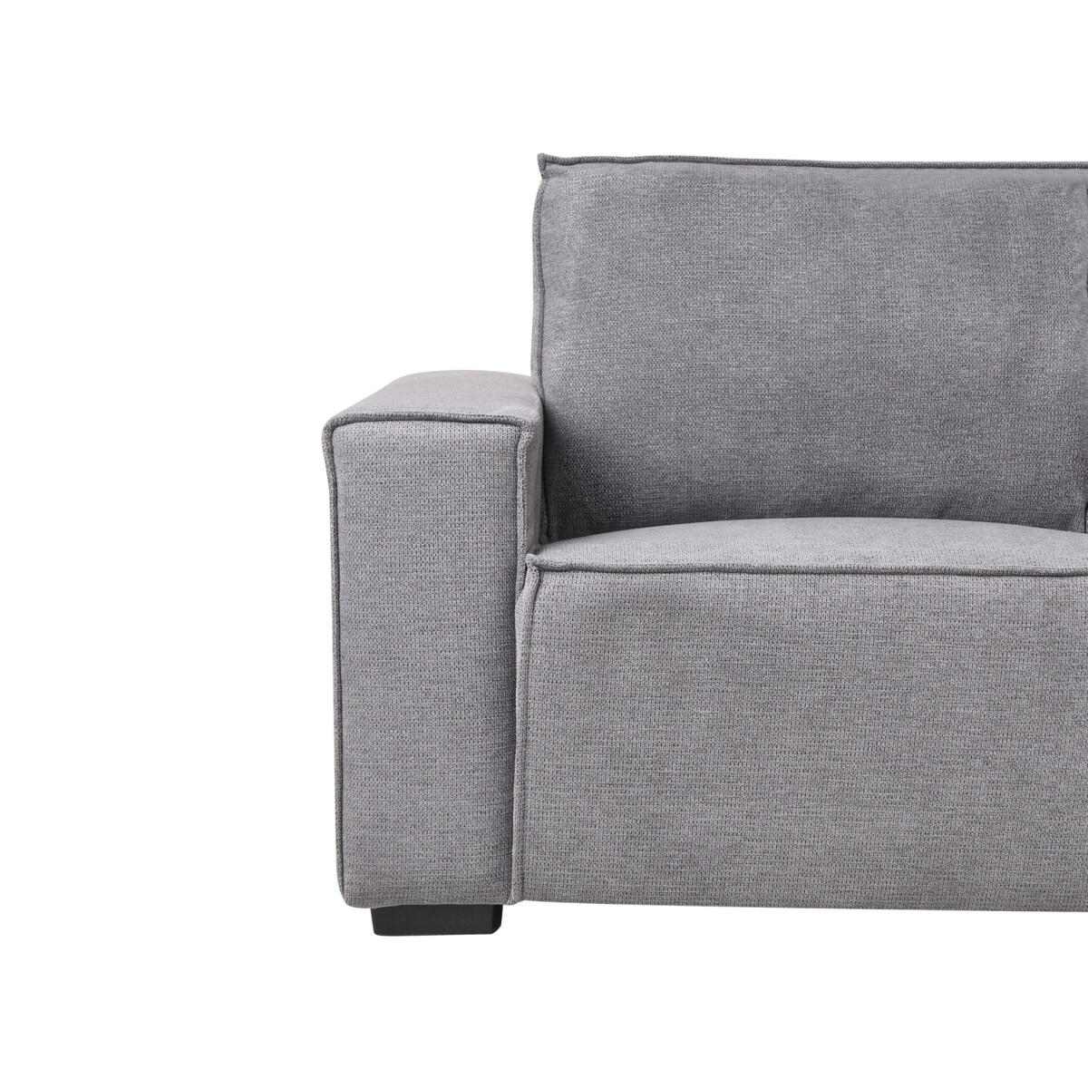 Sofa z elektryczną funkcją relaksu NUKARI Szary dla 3 osób