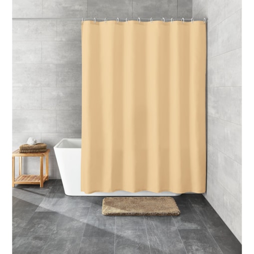 Kleine Wolke Kito Tekstylna Zasłona prysznicowa beż naturalny 120x200 cm