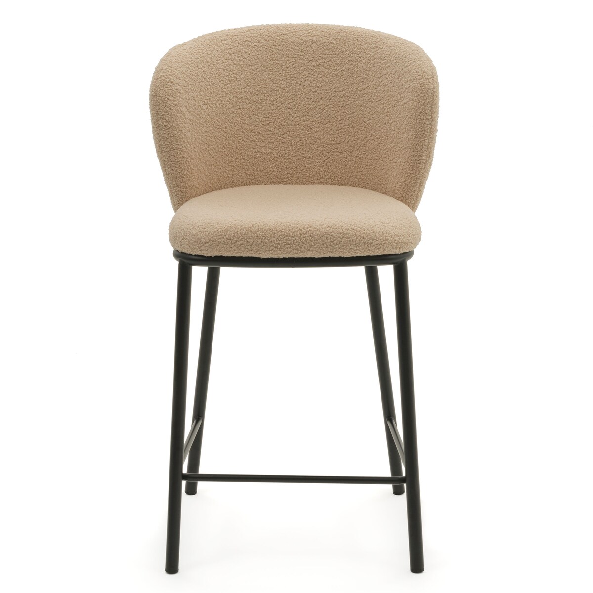 HOKER TAPICEROWANY BOUCLE TEDDY DO SALONU JADALNI BAROWY NOWOCZESNY BARI