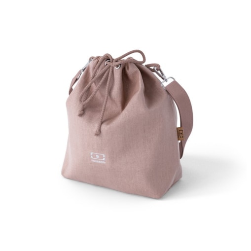 Lunchbag termiczny z paskiem Fresh Rosa Moka, 5700 ml, Monbento