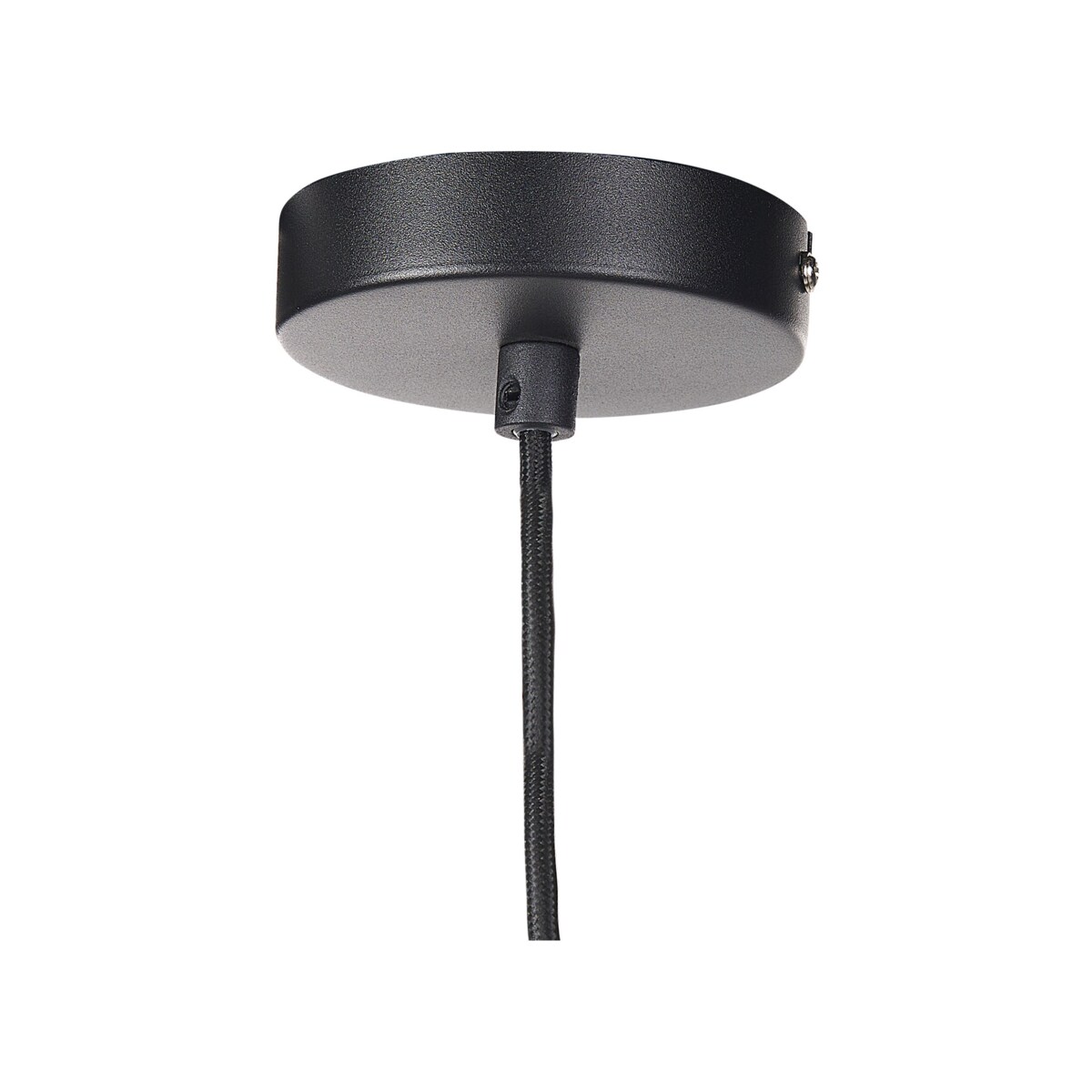 Lampa wisząca szklana czarno-srebrna TALPARO