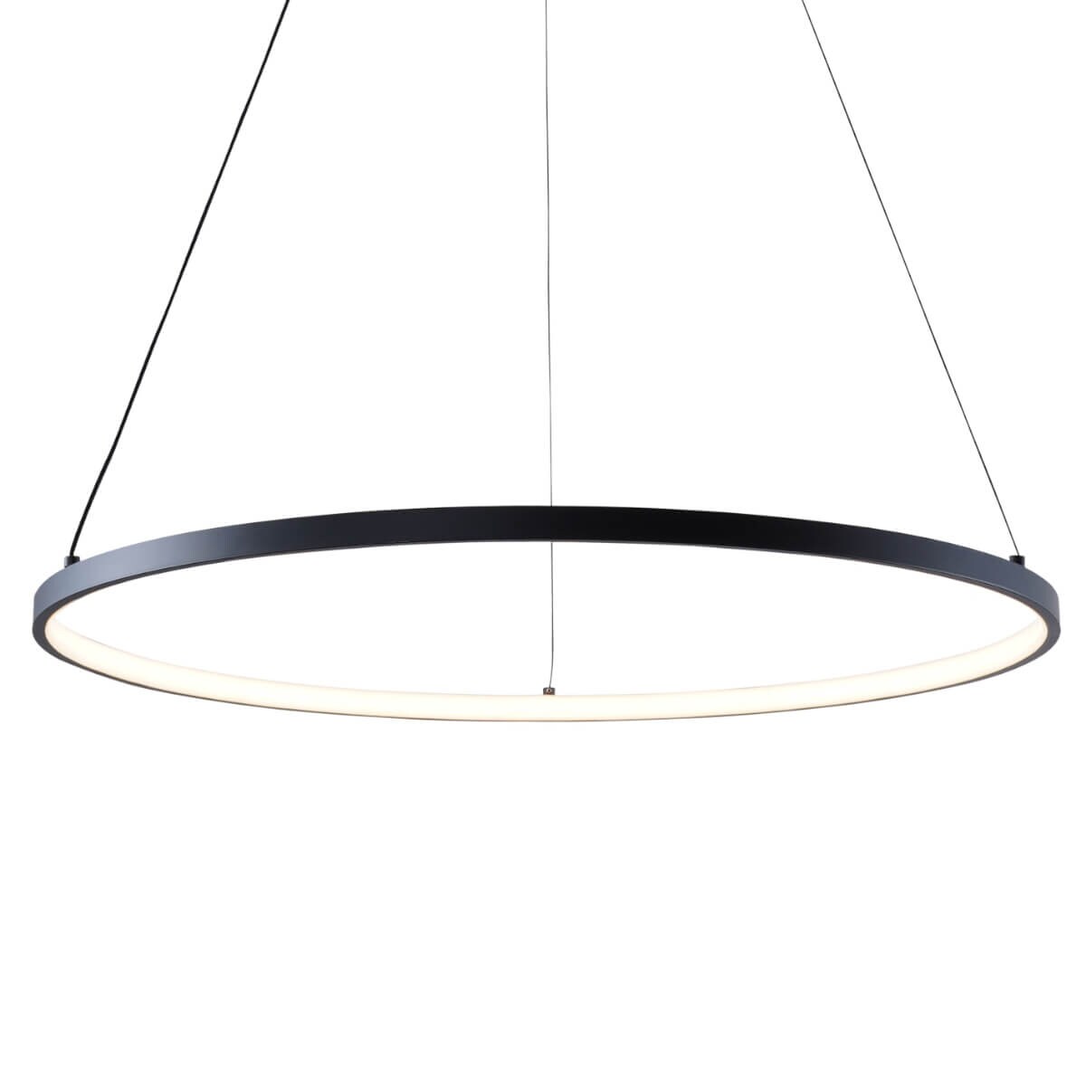 Pierścieniowa lampa wisząca Breno 2023201-BK60 Zumaline LED 28W 3000-6000K czarna