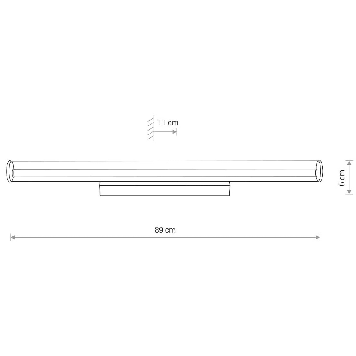 Lampa ścienna 8172 ION LED L Chrom Nowodvorski