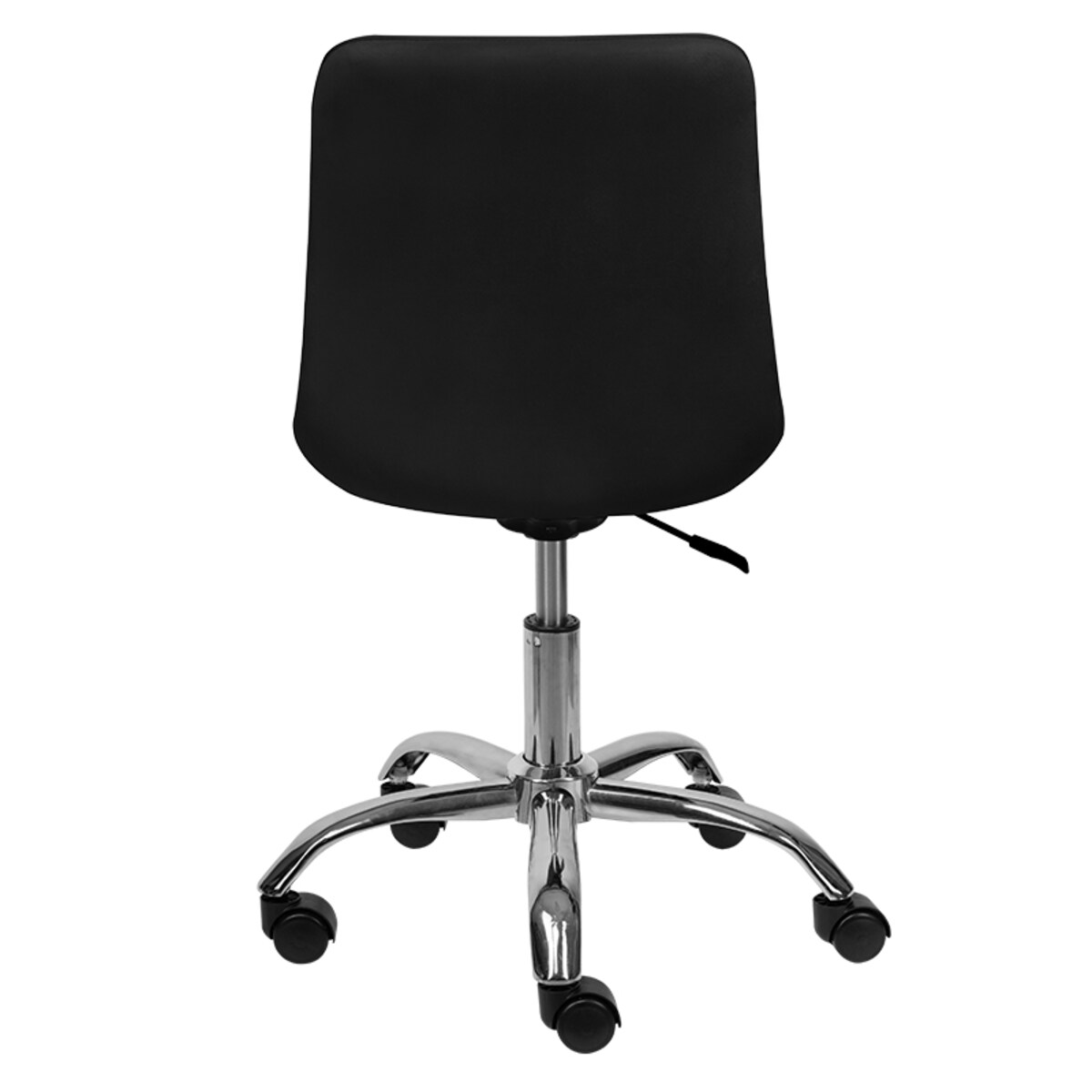 Fotel biurowy krzesło obrotowe regulowane welurowe czarne