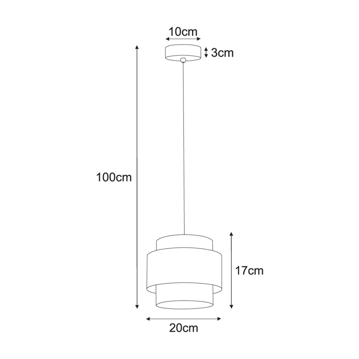 Lampa wisząca K-5270 z serii CEZAR