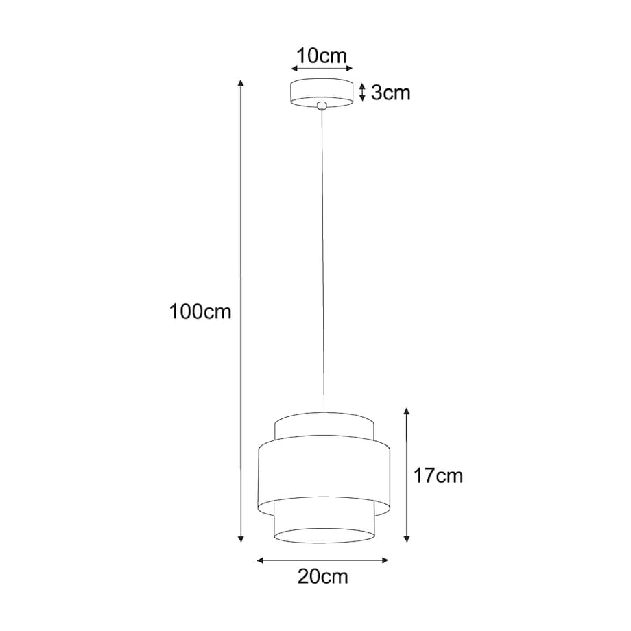 Lampa wisząca K-5270 z serii CEZAR