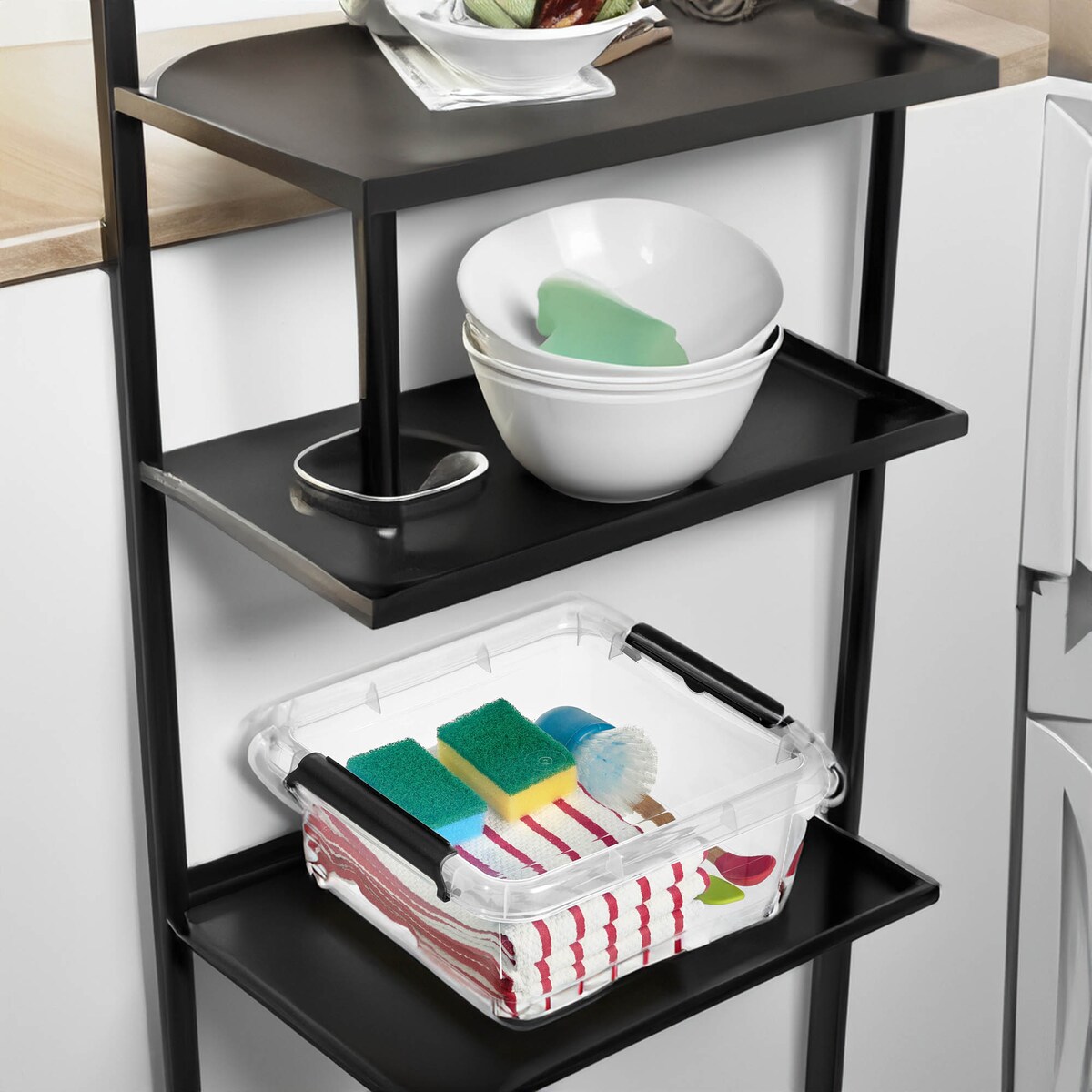 Pojemnik Plastikowy Pudełko Z Pokrywą Pudło Box Do Przechowywania 6L