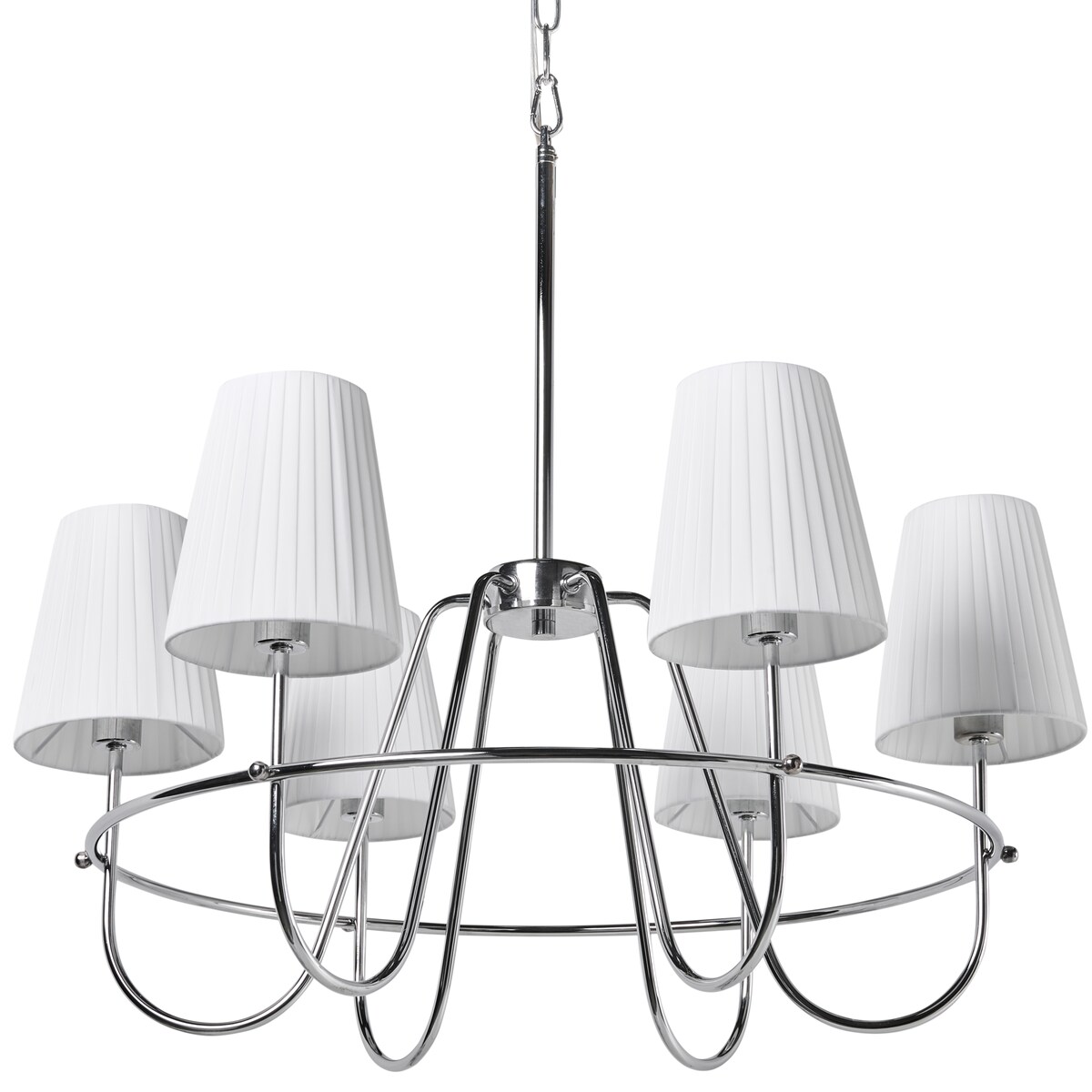Żyrandol YAMETHIN Metal Srebrny
