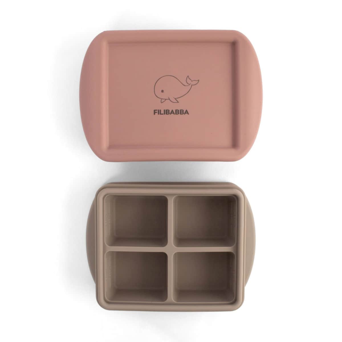 Filibabba Silikonowy pojemnik do mrożenia posiłków 2pack Rose Mix