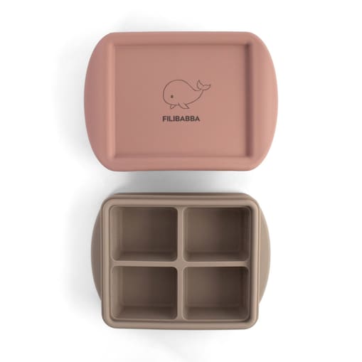 Filibabba Silikonowy pojemnik do mrożenia posiłków 2pack Rose Mix