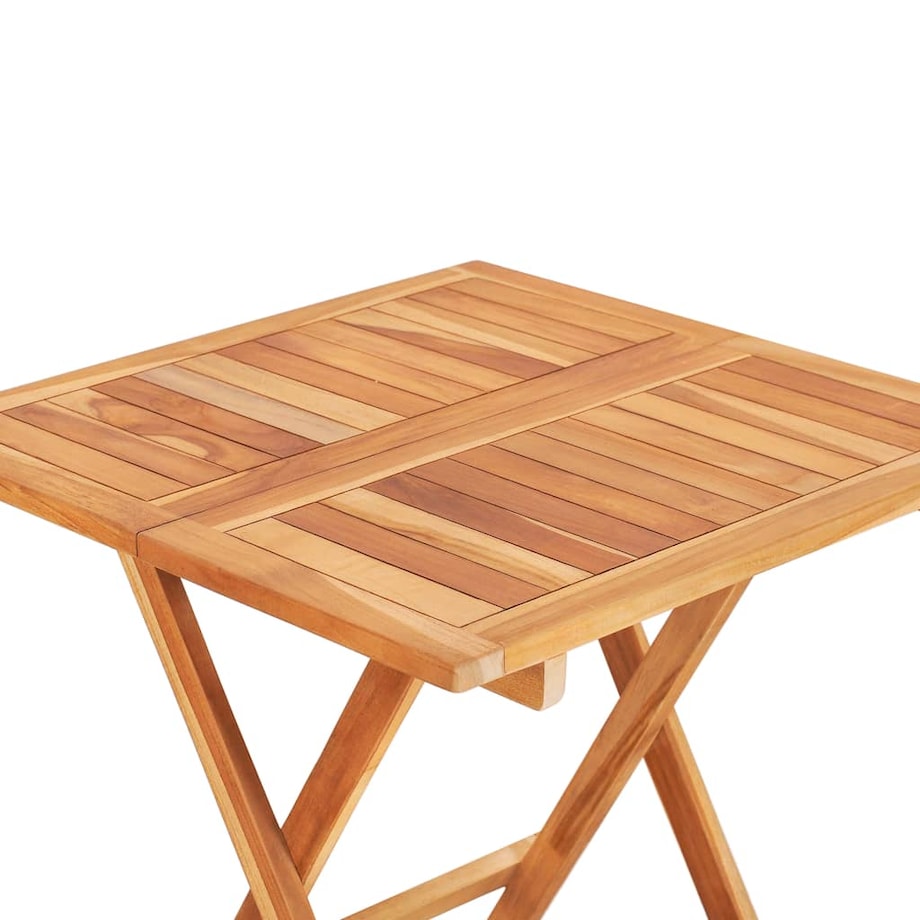 vidaXL Składany stolik bistro, 60x60x65 cm, lite drewno tekowe