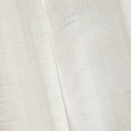 Zasłona na kanale z grzywką 1 szt. 130x245 beżowy