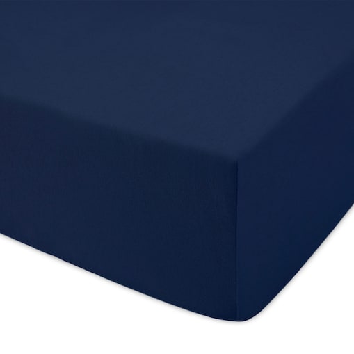 Prześcieradło jersey z gumką 180x200 kolor Ciemny Granat