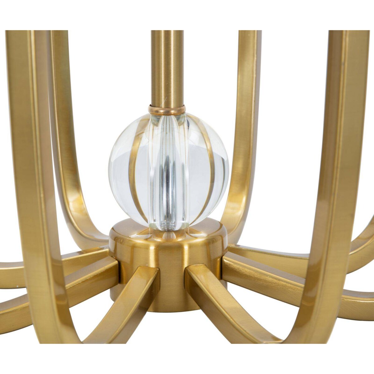 Lampka nocna ze złotym stelażem, Ø 38 cm