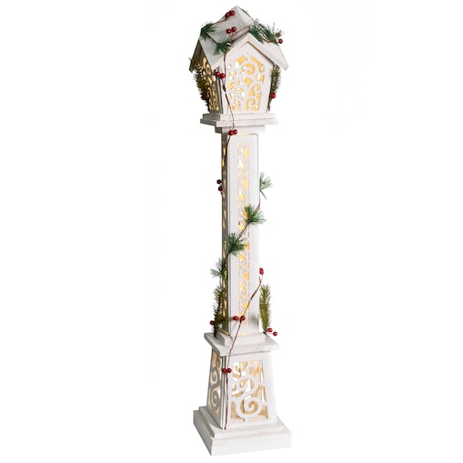 Dekoracja świąteczna LED LUMMENE Latarnia 80 cm Biały
