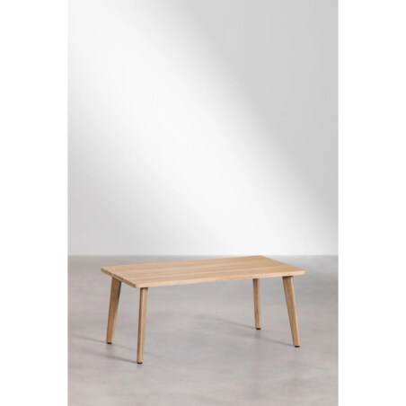 Zestaw ogrodowy: sofa, 2 fotele i stolik z drewna akacjowego Kaela