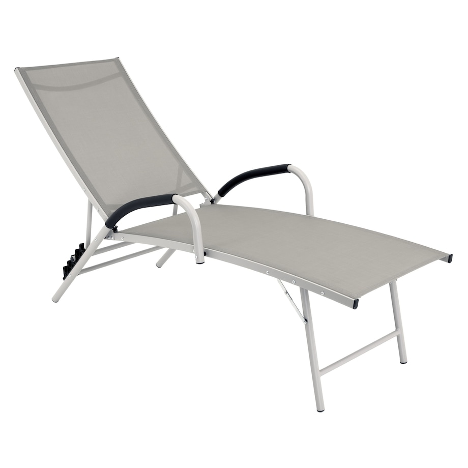 Leżanka aluminiowa SKŁADANA ogrodowa LEŻAK do ogrodu regulowane oparcie