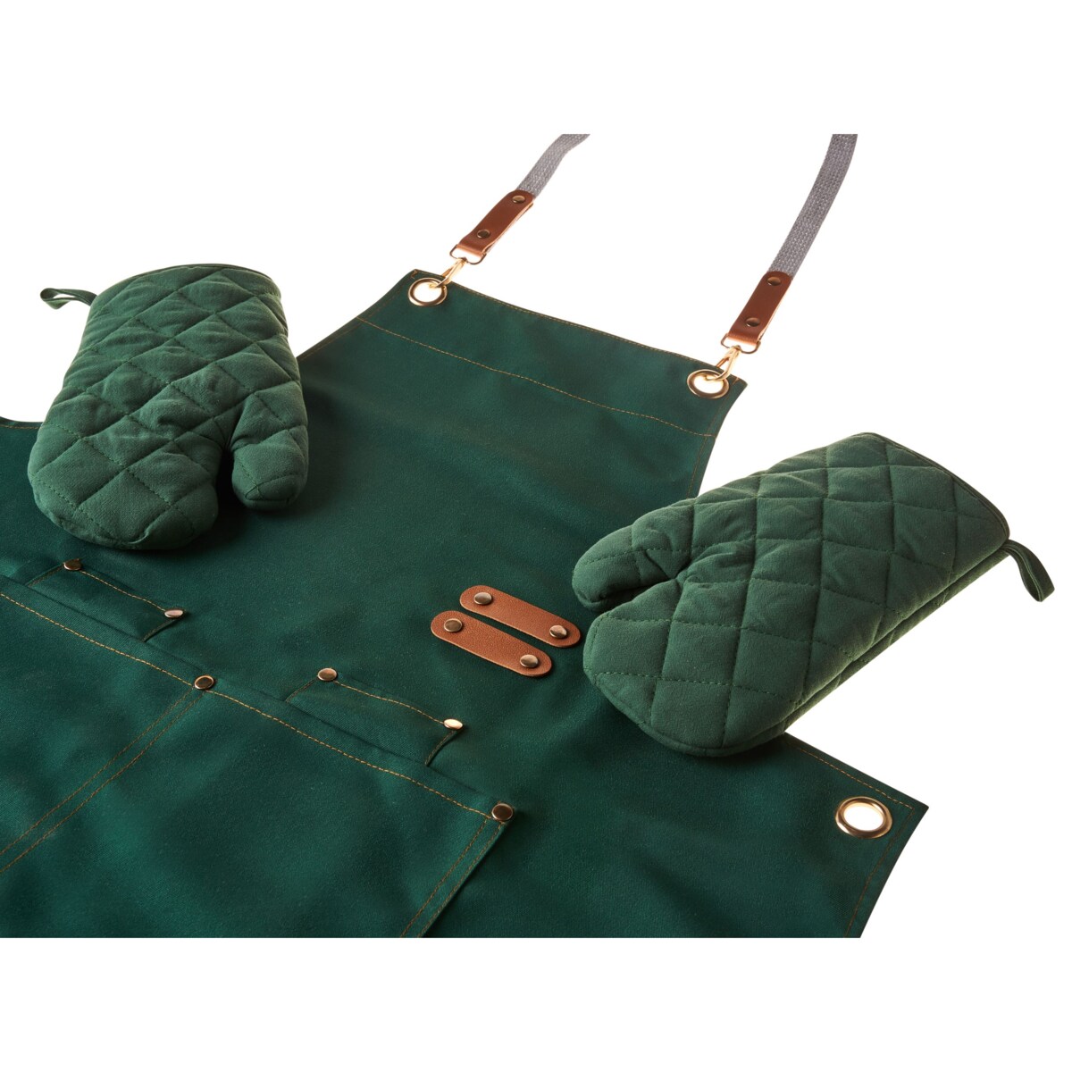 Zestaw tekstyliów kuchennych BRASSICA Zielony