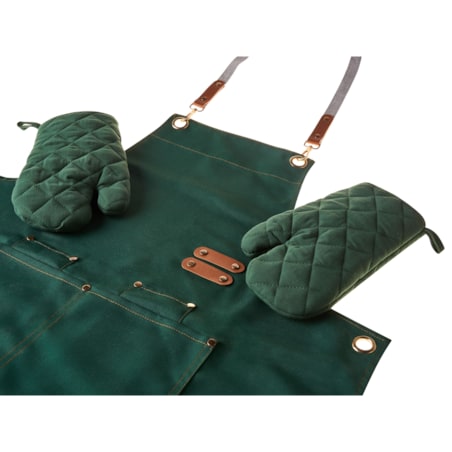 Zestaw tekstyliów kuchennych BRASSICA Zielony