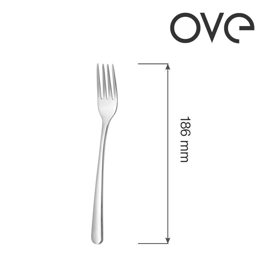 Widelec deserowy Fjord, OVE, 186 mm, zestaw 12 szt.