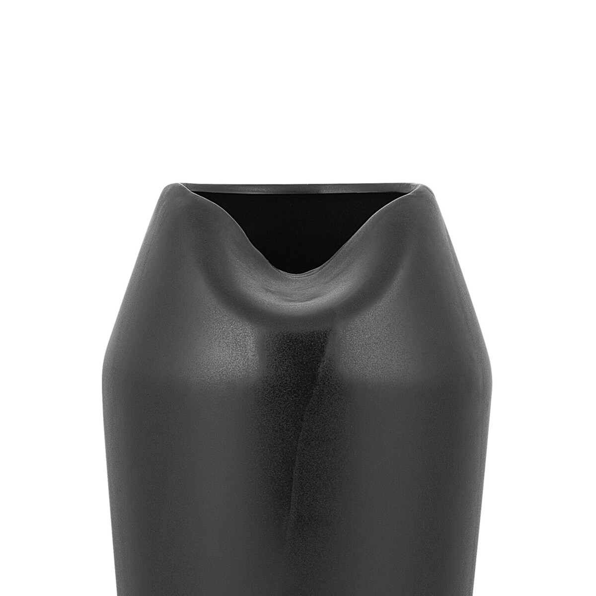 Wazon dekoracyjny APAMEA Kamionka 33 cm Czarny