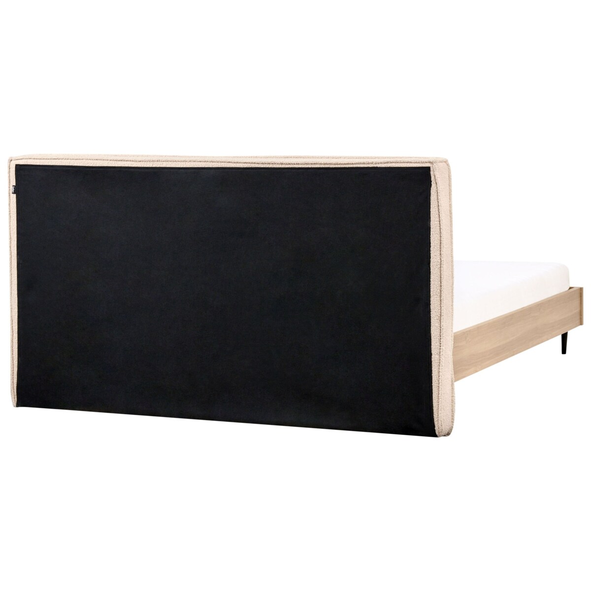 Łóżko Boucle IZERNORE 180 x 200 cm Beżowy