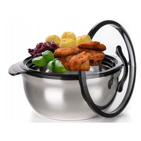 TERMOS OBIADOWY NA żywność garnek termiczny na prezent obiad stalowy 3,5 L