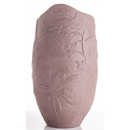 Wazon porcelanowy 36x19x16 cm MELINDA różowa