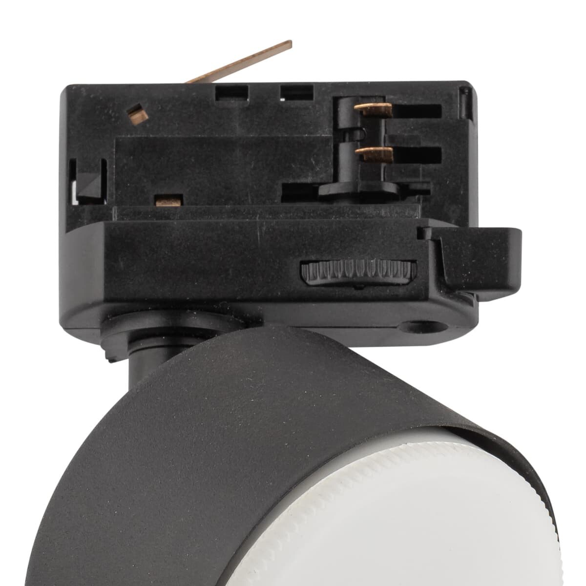 Okrągła szynowa lampa punktowa 3-fazowa Tracer 6061 TK Lighting czarny