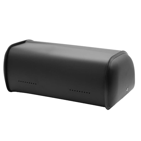 Chlebak metalowy pojemnik na chleb pieczywo bułki 35x24x14.5cm czarny BRUNBESTE