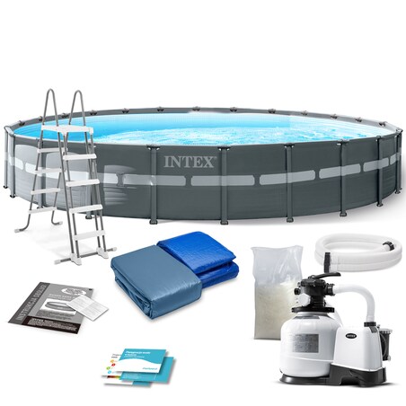 Basen ogrodowy stelażowy z pompą 732x132cm INTEX 26340