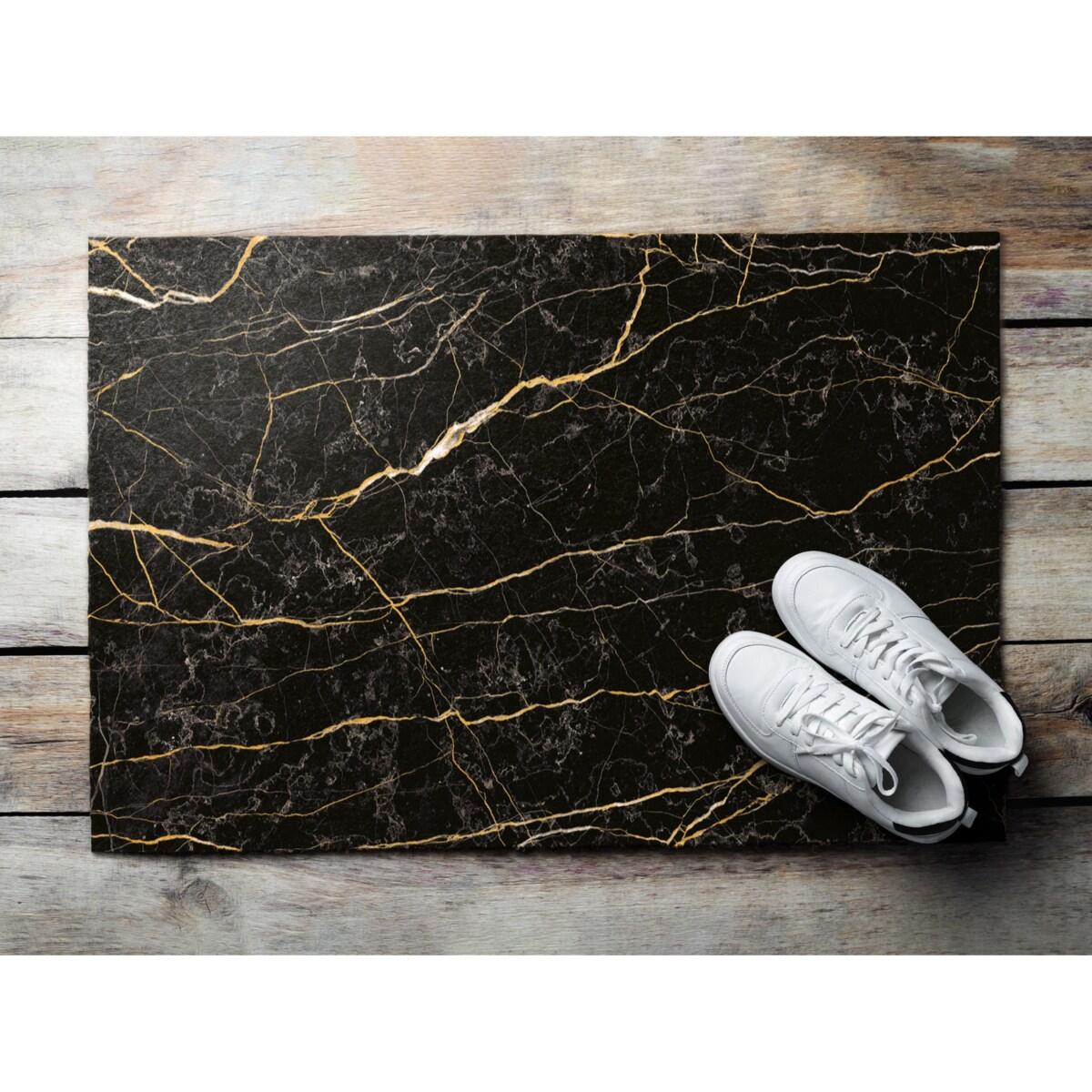 Wycieraczka zewnętrzna Czarny marmur 90x60cm