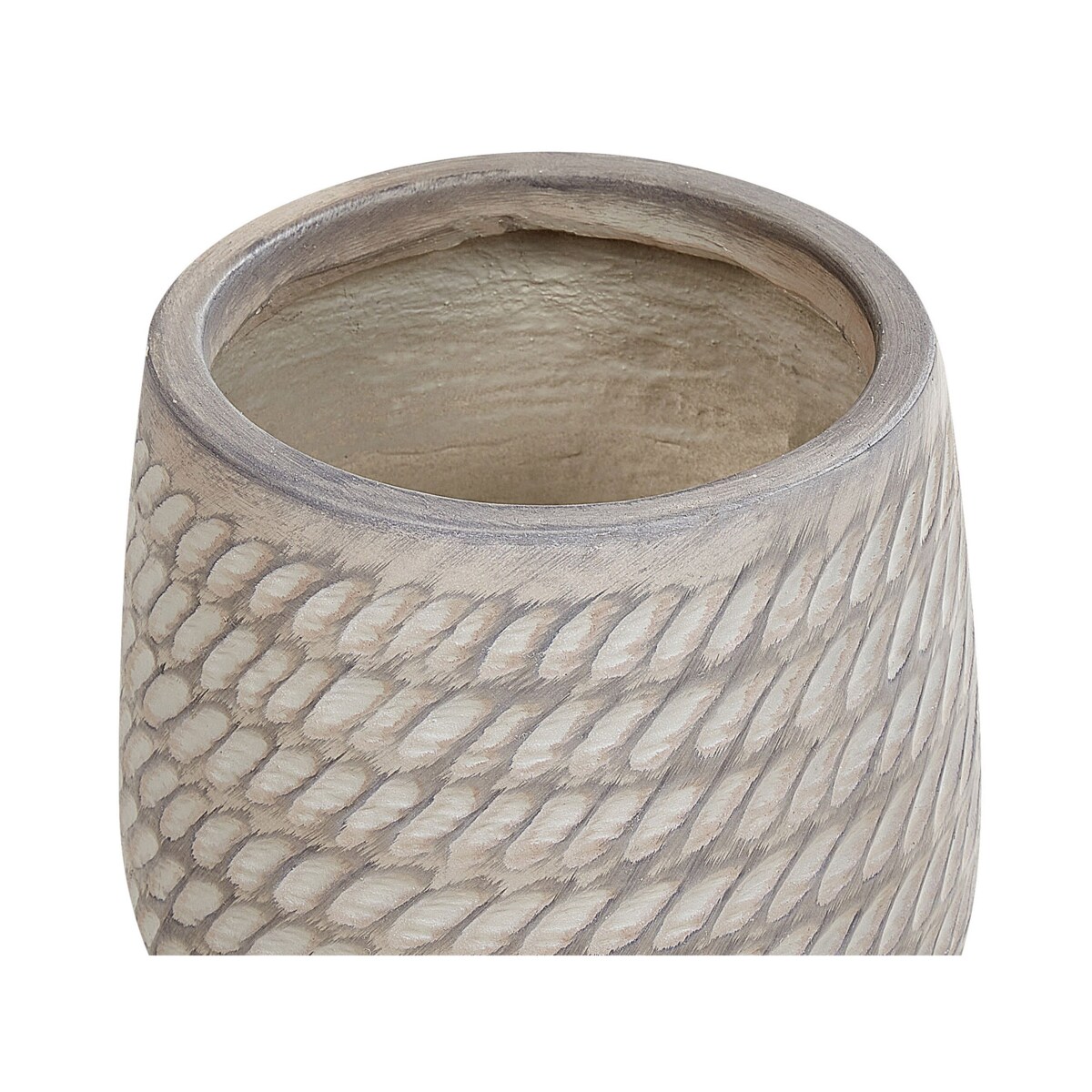 Doniczka ⌀ 19 cm beżowoszara LIVADIA