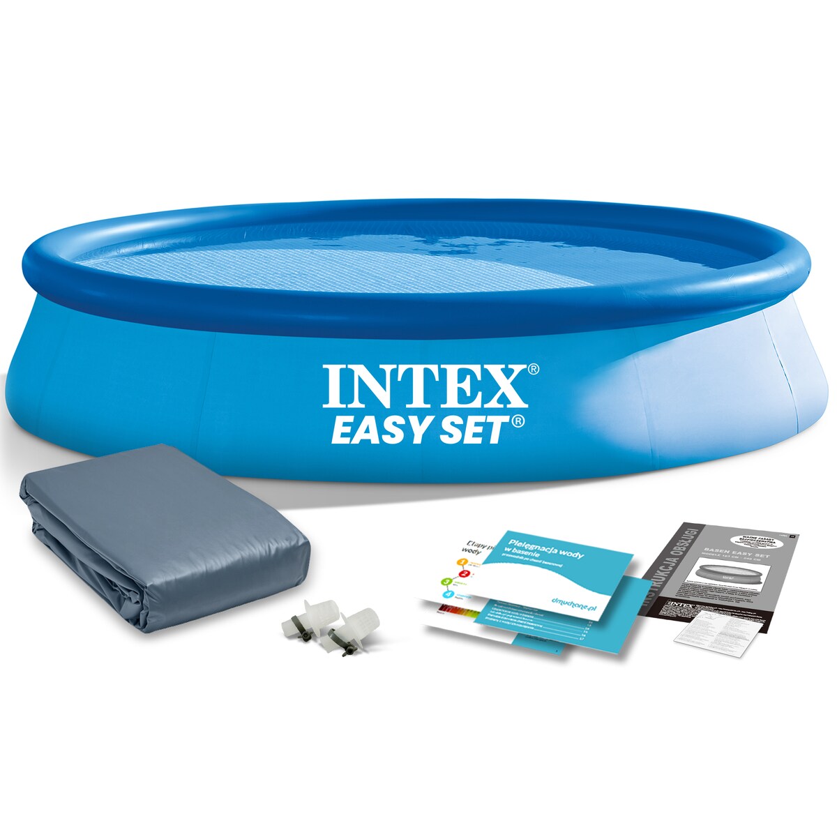 Basen ogrodowy rozporowy pokrywa 366x76 Intex 6w1