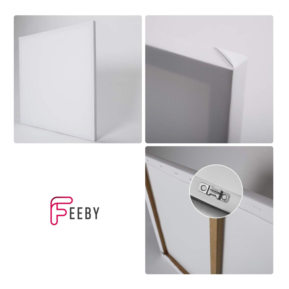 Feeby Obraz, Abstrakcja tekstura brązowa 3D 30x30