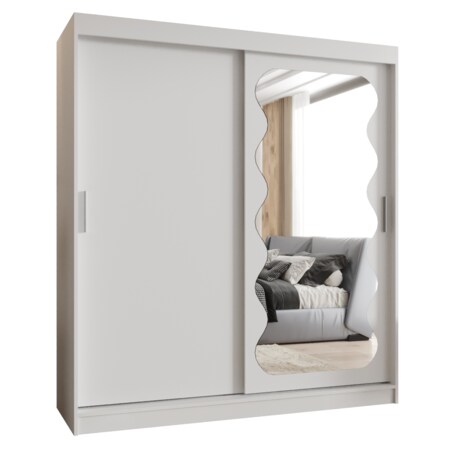 Szafa przesuwna SPOTI 180 biały