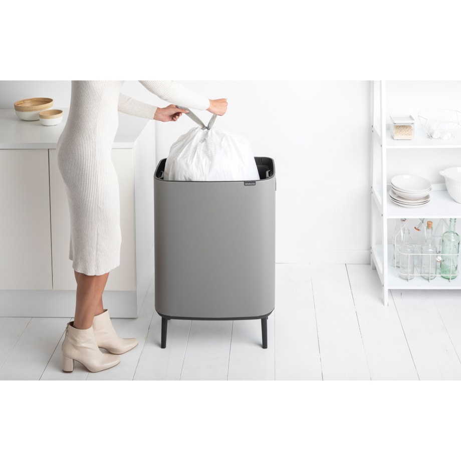 Kosz na śmieci Touch Bin Bo 60l mineralny szary 130281
