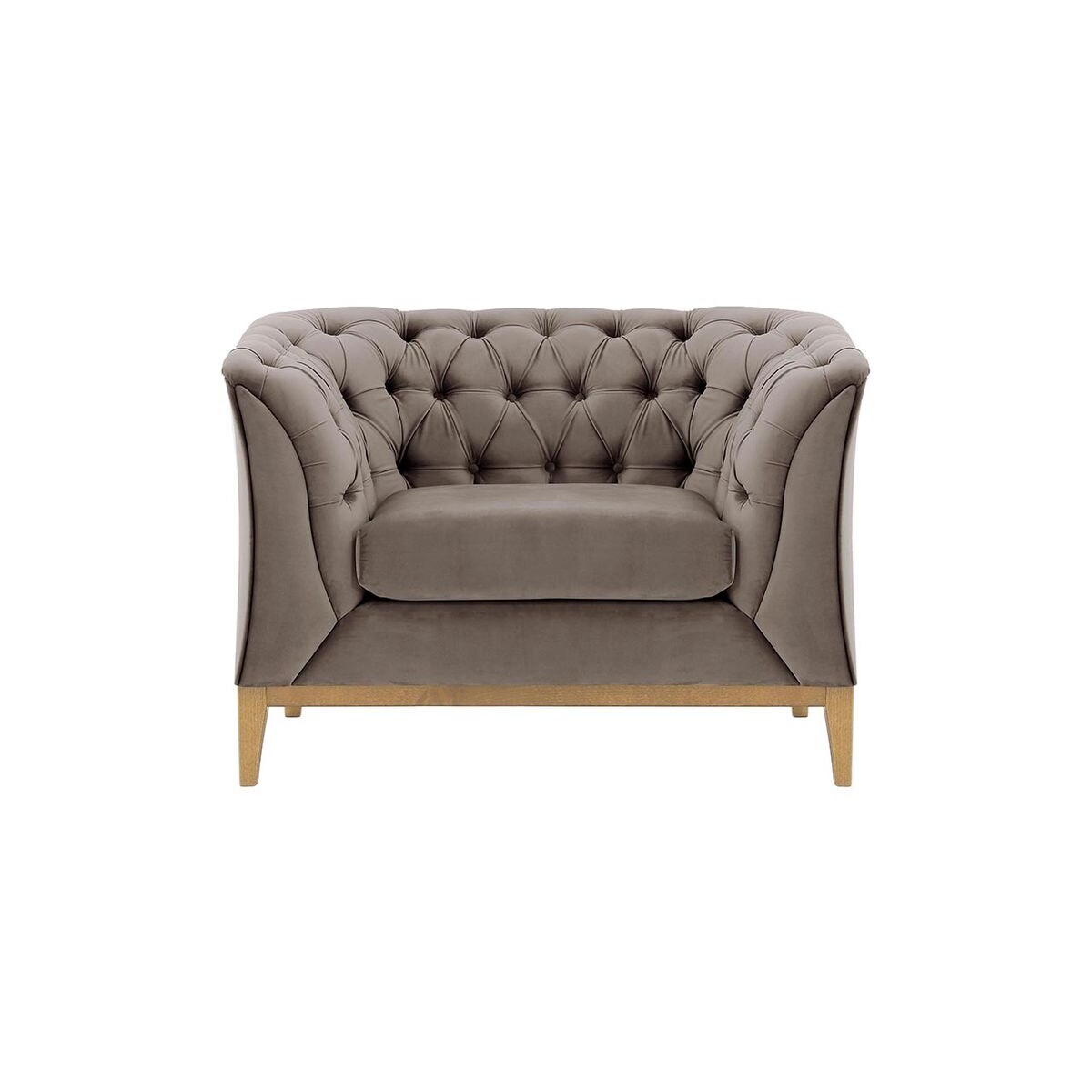 Fotel Chesterfield Modern Wood-Velluto 17