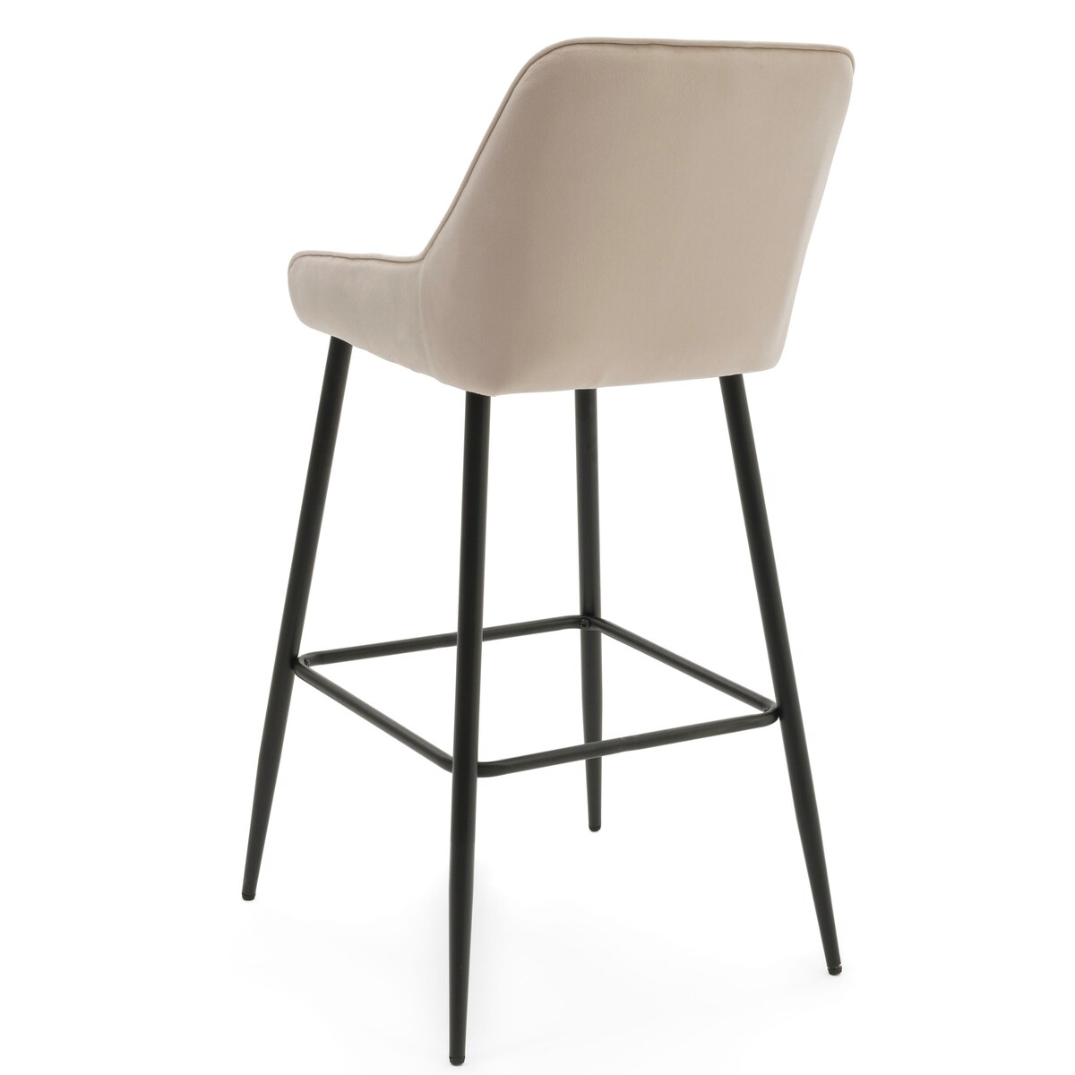 Hoker tapicerowany welurowy do salonu jadalni barowy glamour VASTO