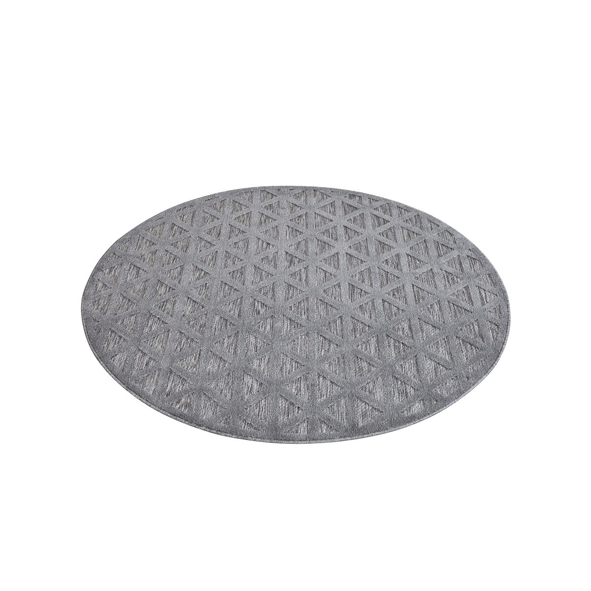 Dywan okrągły na zewnątrz i do wnętrz Sanori 4460 Antracyt 200x200