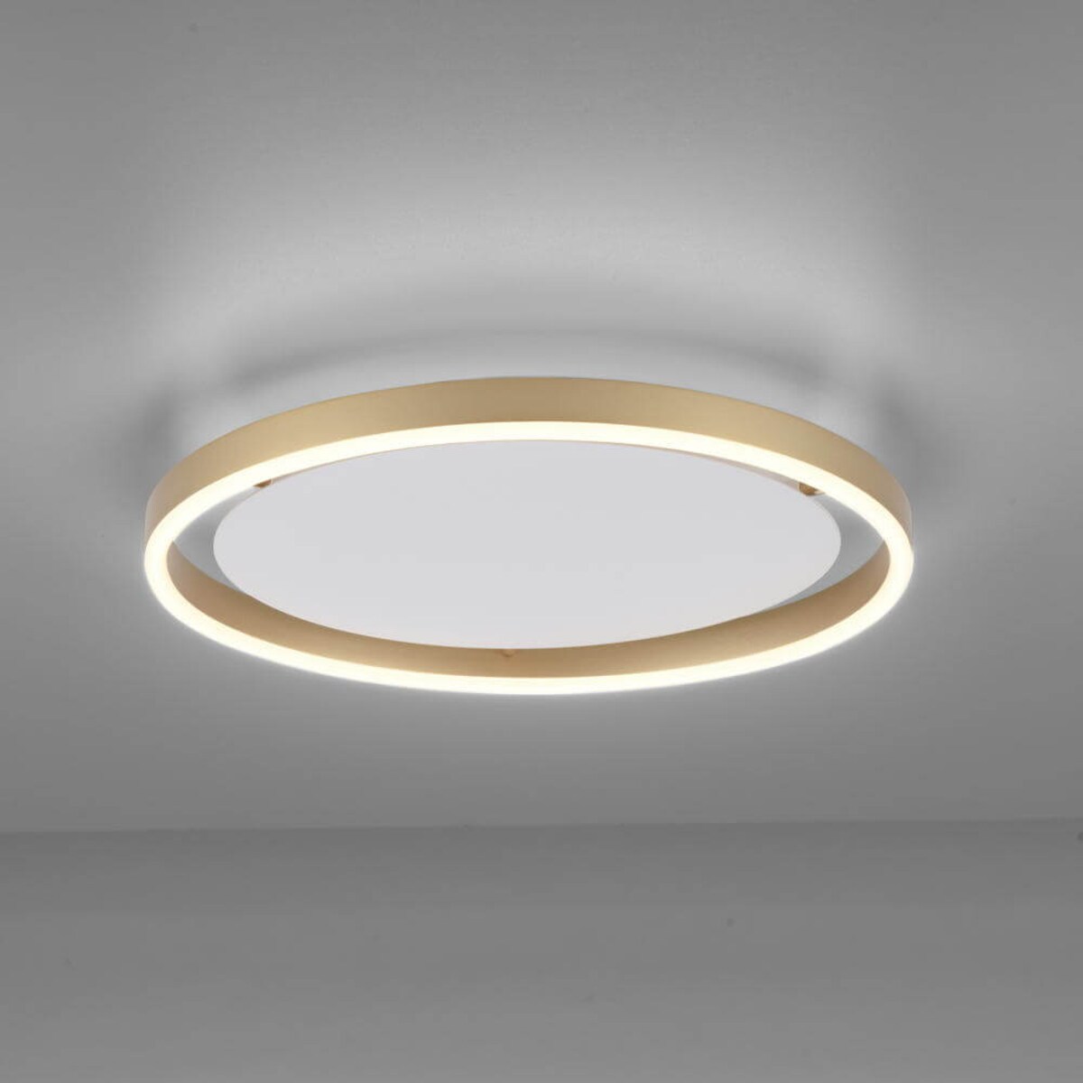 Ściemnialna lampa sufitowa Ritus 15391-60 LED 20W nad łóżko złota