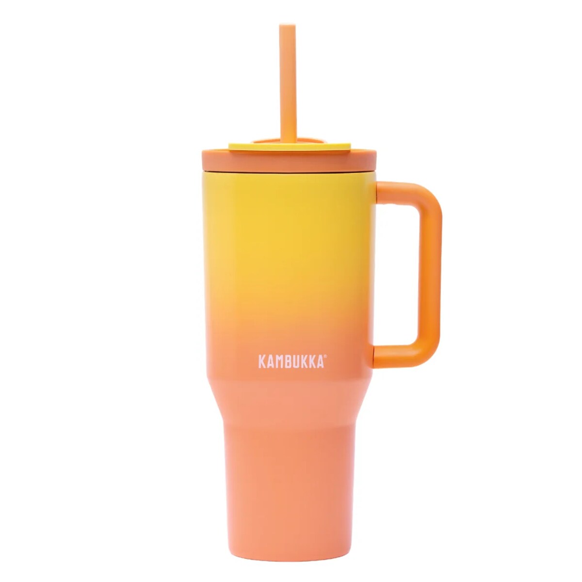 Kubek termiczny ze słomką Rio 950ml - Soft Sunrise