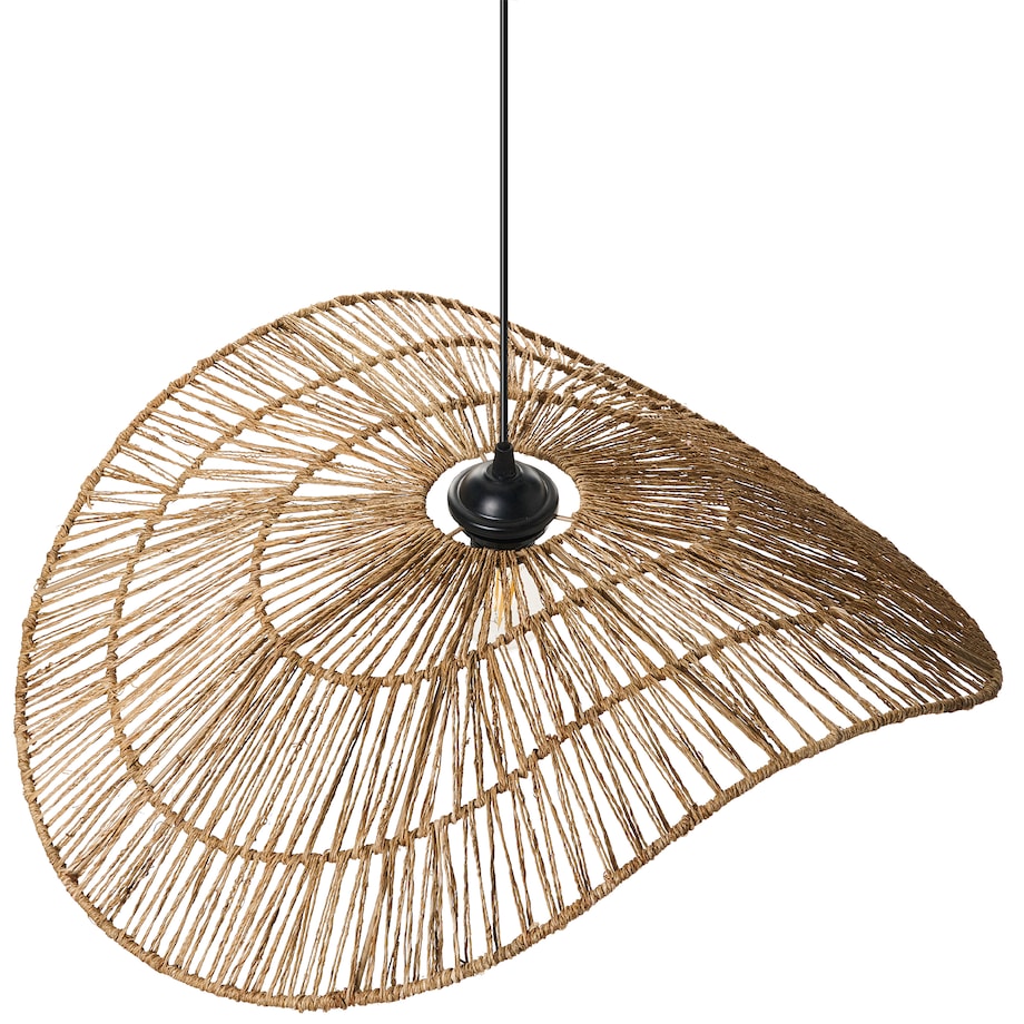 Lampa wisząca YAGUEZ Juta Naturalny