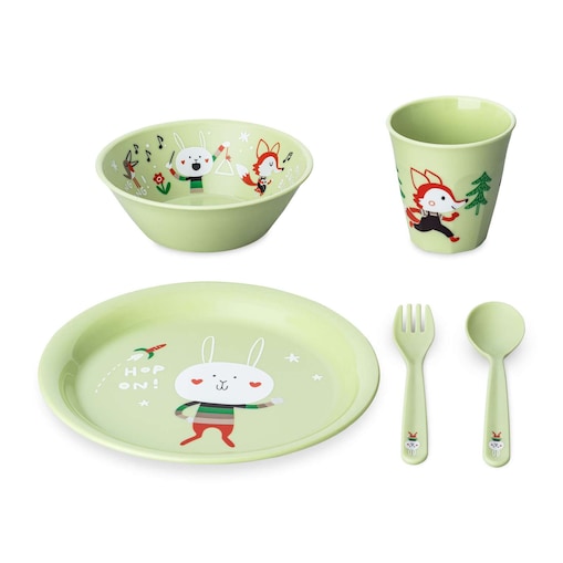 Zestaw naczyń dla dzieci HOP ON AT HOME, 4 elementy, KOZIOL