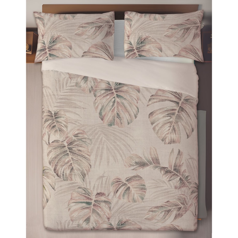Pościel lniana LINEN druk(220x200+30-1,70x80+20-2)